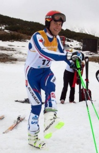Martin Bendík lyže dokonale ovláda.